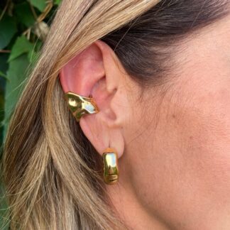 Piercing Orgânico GG Banhado a Ouro 18K