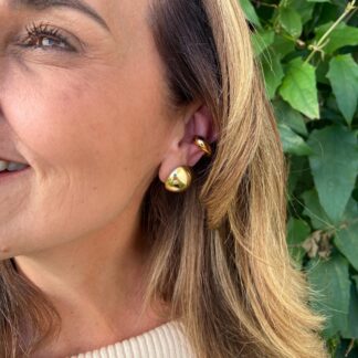 Piercing Orgânico G Banhado a Ouro 18K