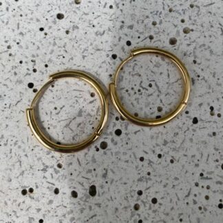 Brinco Argola Banhado a Ouro 18K G
