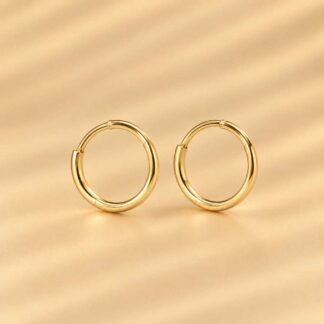 Brinco Argola Banhado a Ouro 18K M