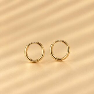 Brinco Argola Banhado a Ouro 18K P